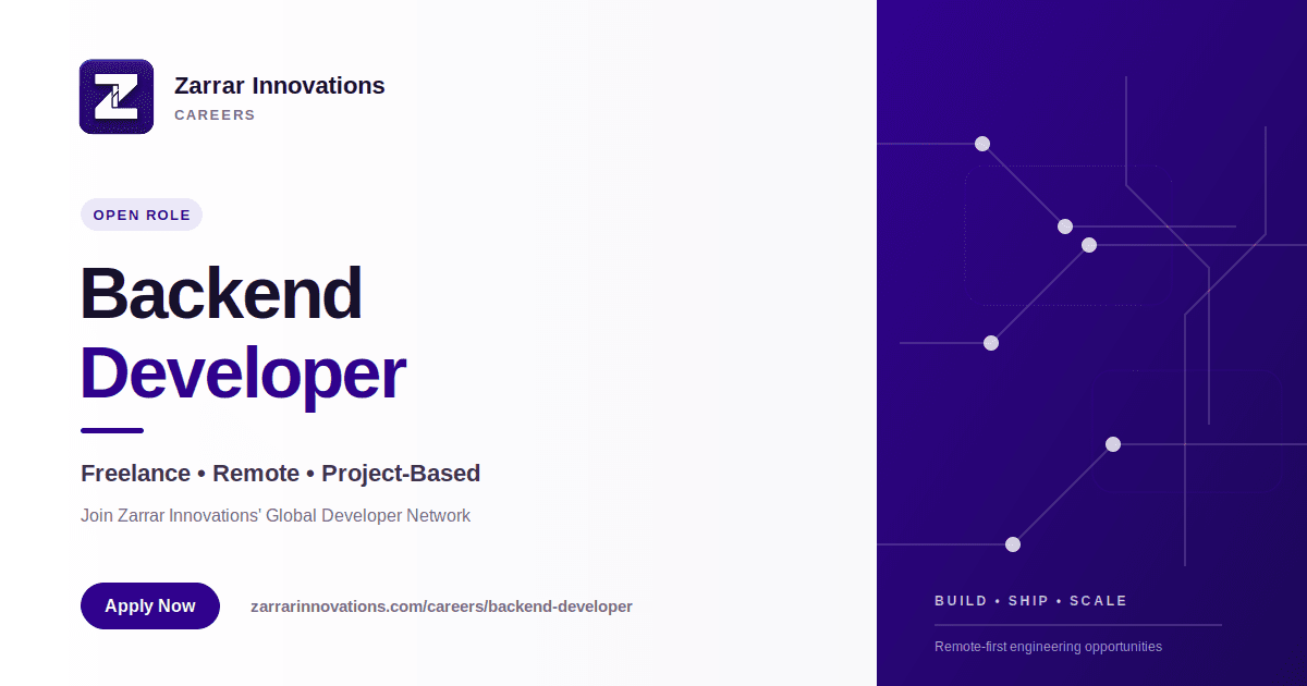 Backend Developer